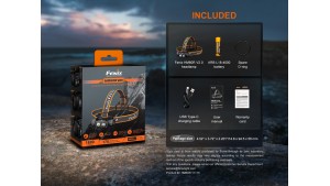 Fenix HM60R V2.0 - Lanternă frontală - 1600 Lumeni - 170 Metri